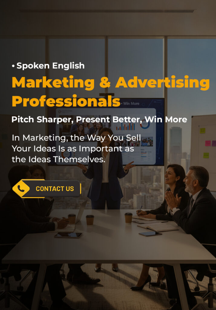 Spoken English for Marketing & Advertising Professionals